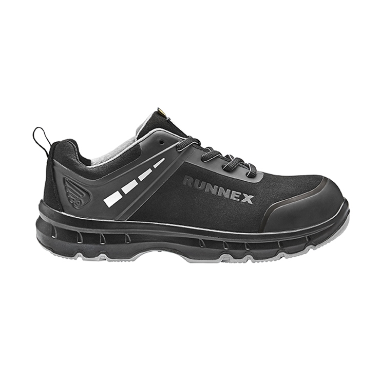 RUNNEX® S3S-ESD-Sicherheitshalbschuhe FlexStar schwarz/grau
