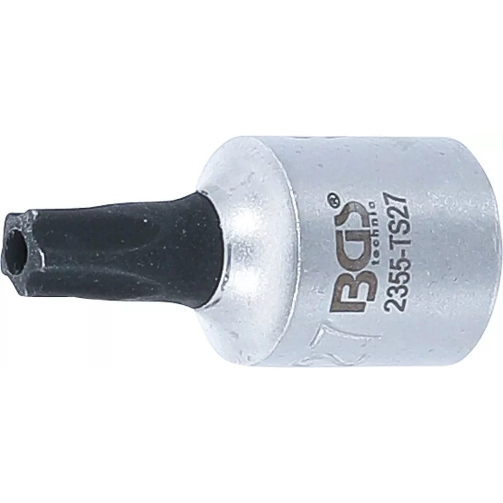 Bit-Einsatz, Antrieb Innenvierkant 6,3 mm (1/4"), TS-Profil (für Torx Plus) mit Bohrung TS27