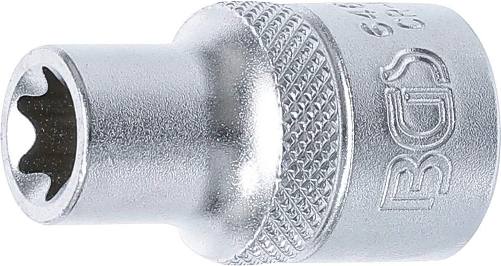 Steckschlüssel-Einsatz E-Profil, Antrieb Innenvierkant 12,5 mm (1/2"), SW E12