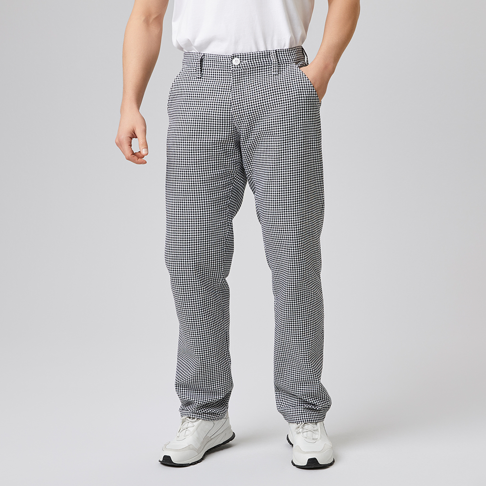 Herren 5-Pocket Hose, Pepita