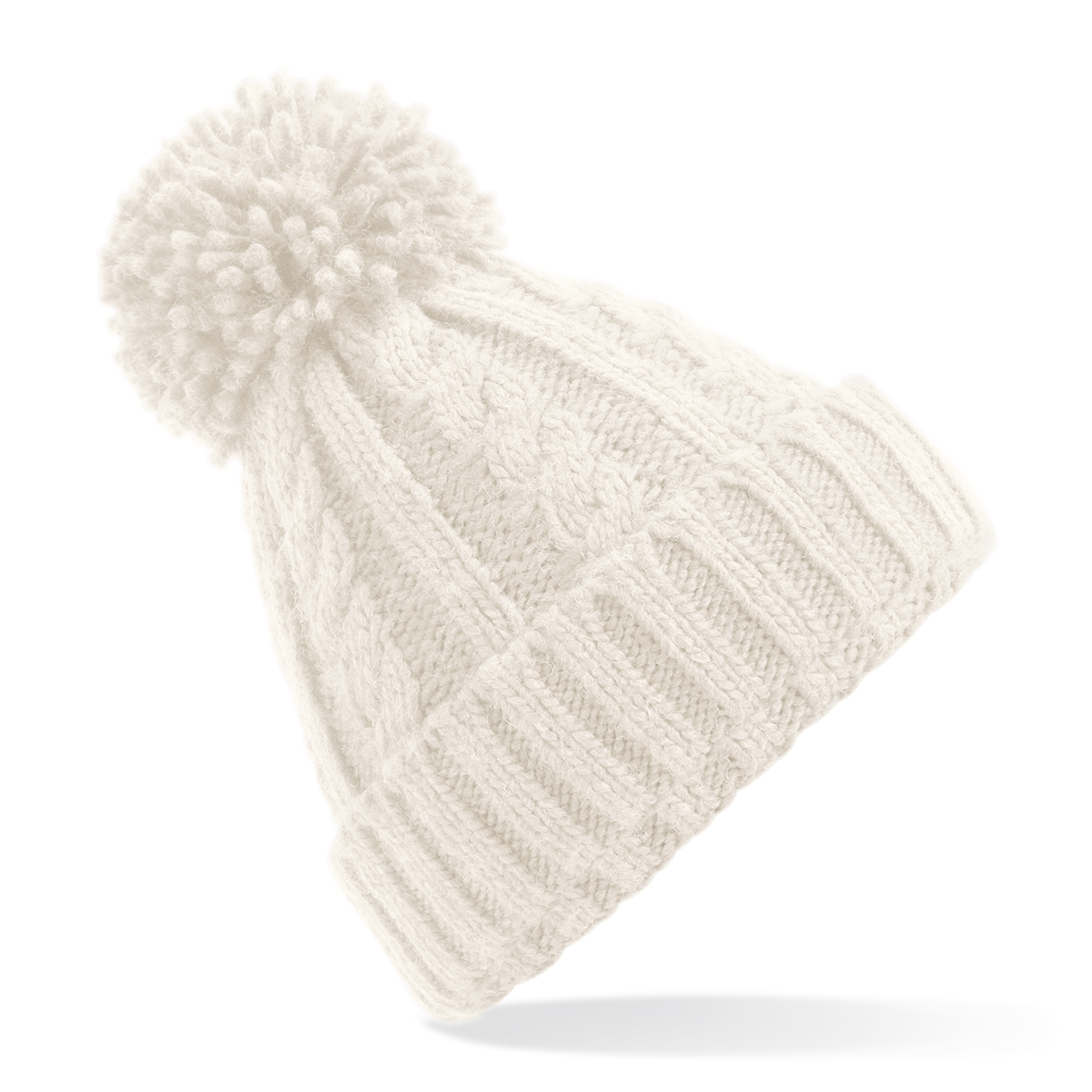 Cable Knit Melange Beanie