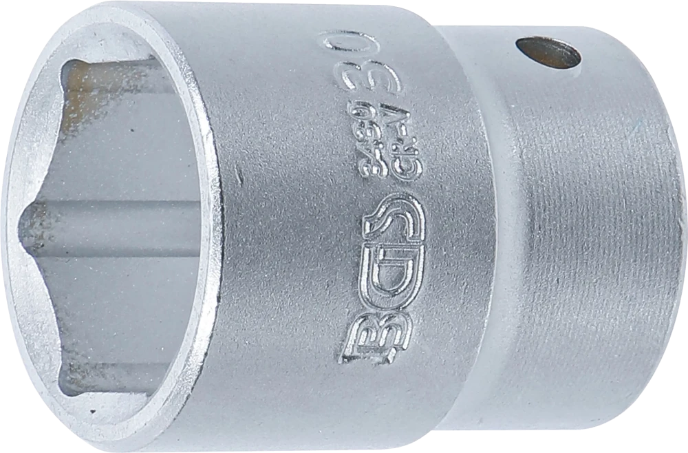 Steckschlüssel-Einsatz Sechskant, Antrieb Innenvierkant 20 mm (3/4"), SW 30 mm