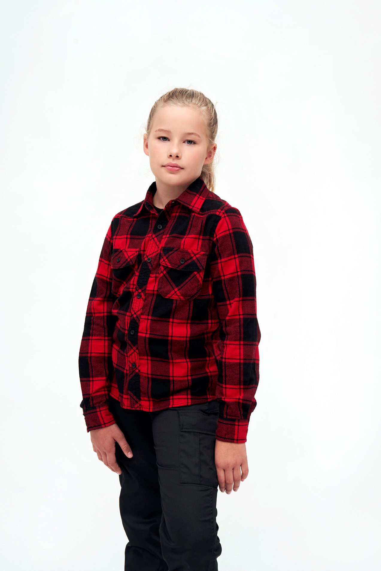 Kids Check Shirt Long Sleeve