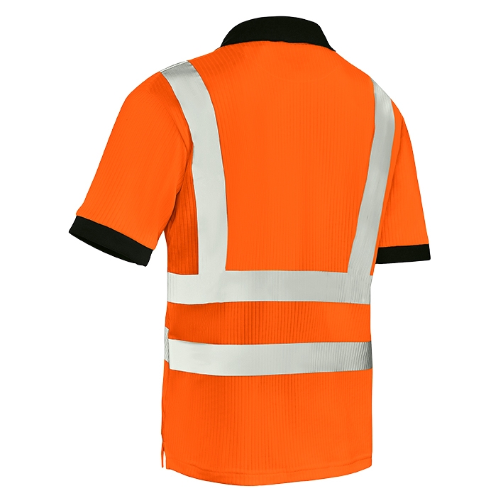 teXXor® Warnschutz Polo-Shirt SYLT leuchtorange