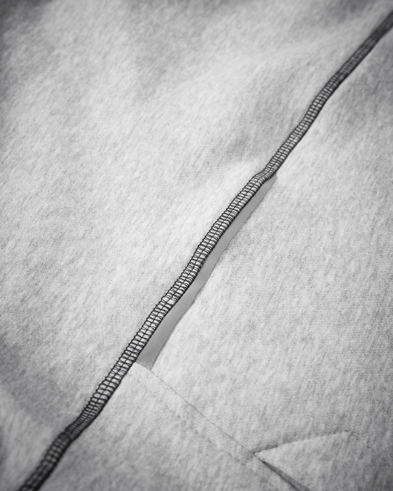 4PROTECT® Hoodie melange/schwarz