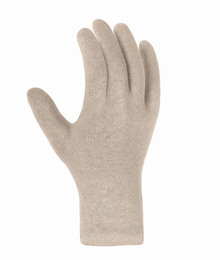 teXXor® Baumwolltrikot-Handschuhe MITTELSCHWER rohweiß