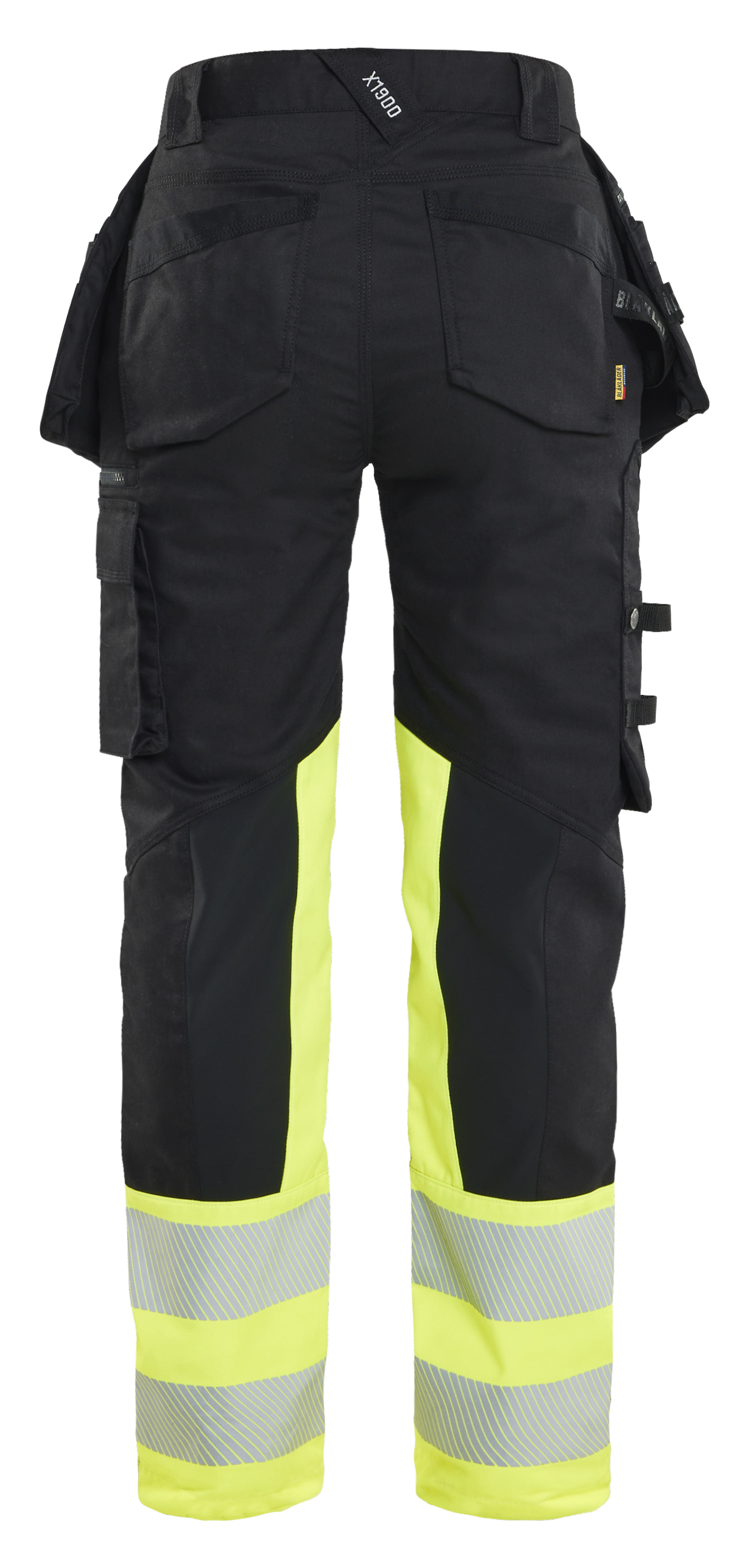Damen High Vis Arbeitshose Stretch