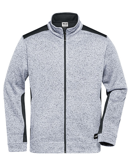 Men´s Knitted Workwear Fleece Jacket -STRONG