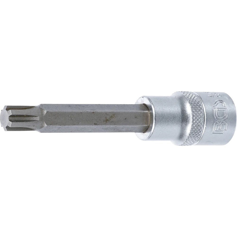 Bit-Einsatz, Länge 100 mm, Antrieb Innenvierkant 12,5 mm (1/2"), Keil-Profil (für RIBE) M10