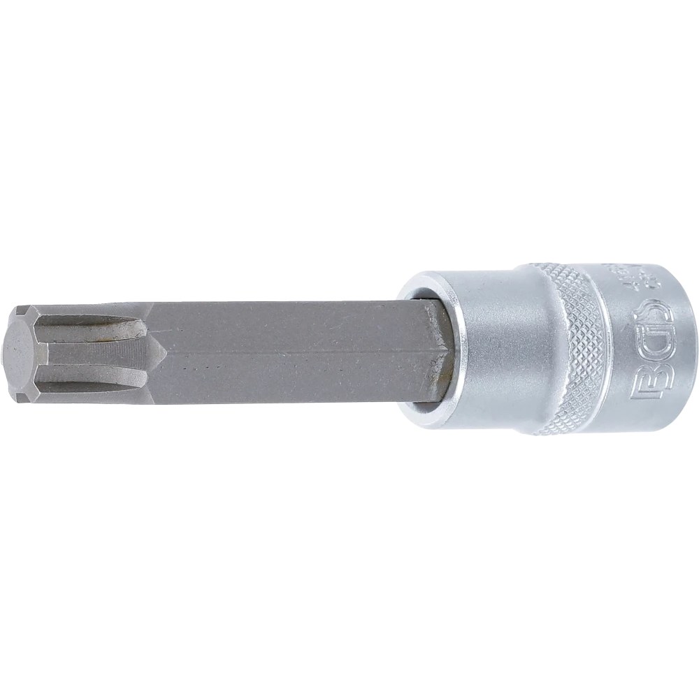 Bit-Einsatz, Länge 100 mm, Antrieb Innenvierkant 12,5 mm (1/2"), Keil-Profil (für RIBE) M14