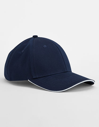 EarthAware Classic Organic Cotton 6 Panel Cap - Sandwich Peak
