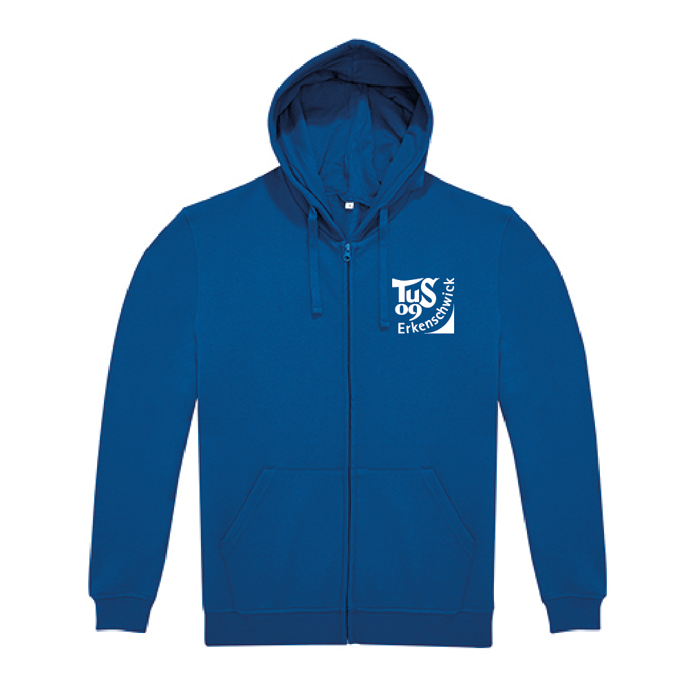 Unisex Ziphoodie royal blau