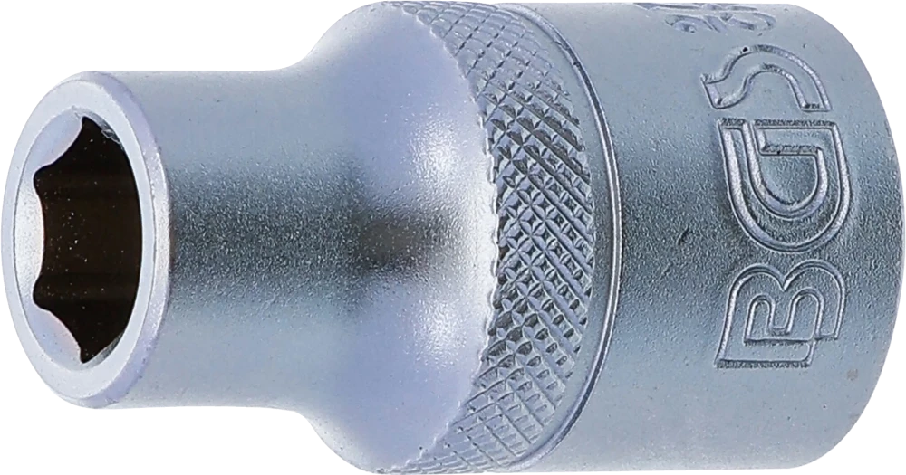 Steckschlüssel-Einsatz Sechskant, Antrieb Innenvierkant 12,5 mm (1/2"), SW 3/8"