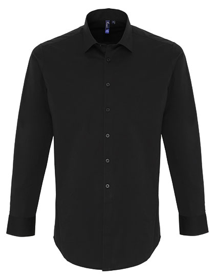 Hemd – Men´s Stretch Fit Poplin Long Sleeve Cotton Shirt