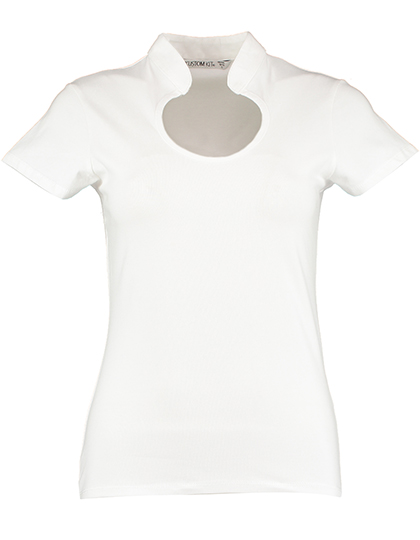 T-Shirt – Women`s Regular Fit Keyhole Neck Top