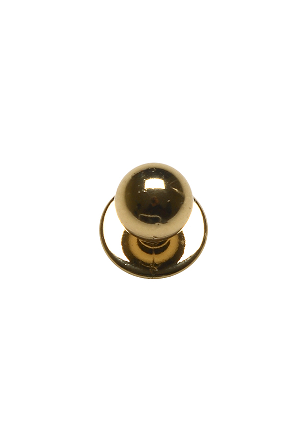 Kugelknöpfe Gold, 12 Stück / Pack