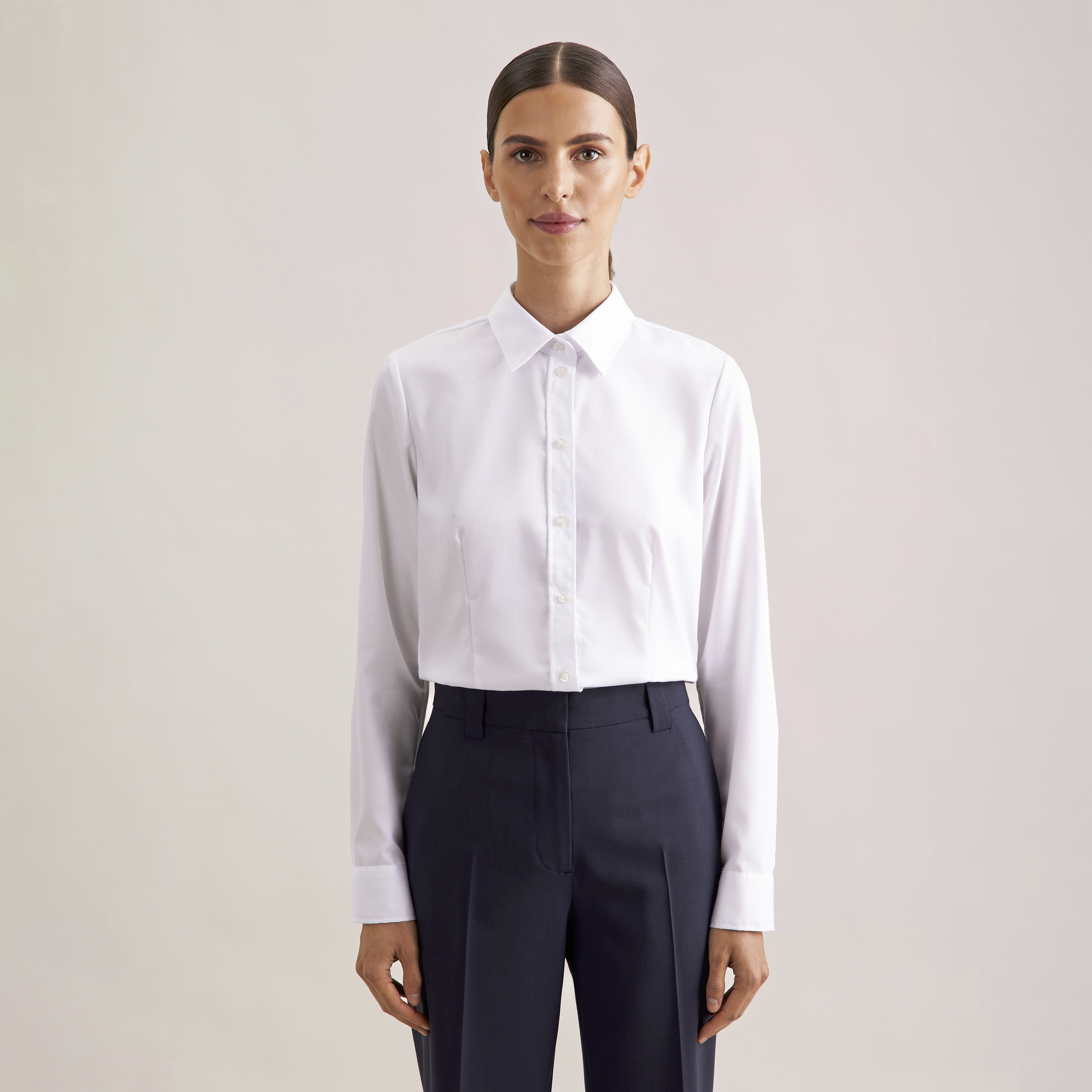 Bluse – Women´s Blouse Regular Fit Fine Twill Longsleeve
