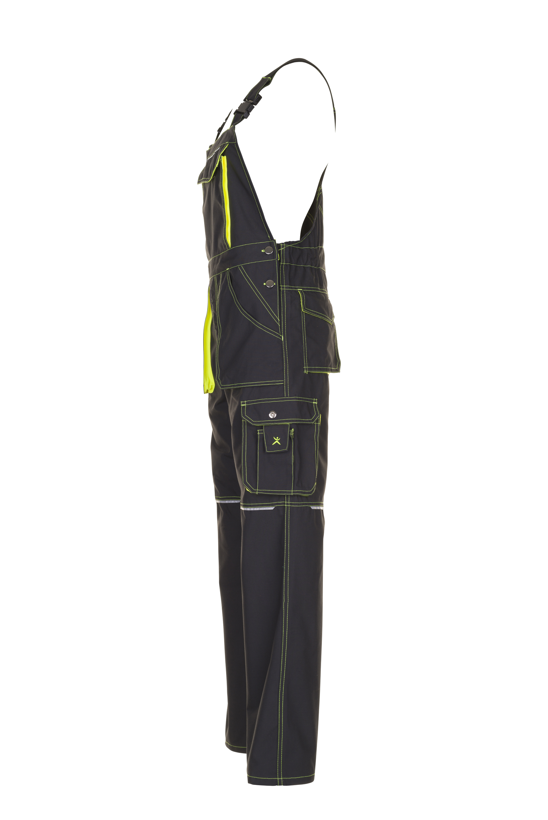 PLANAM Latzhose Basalt Neon