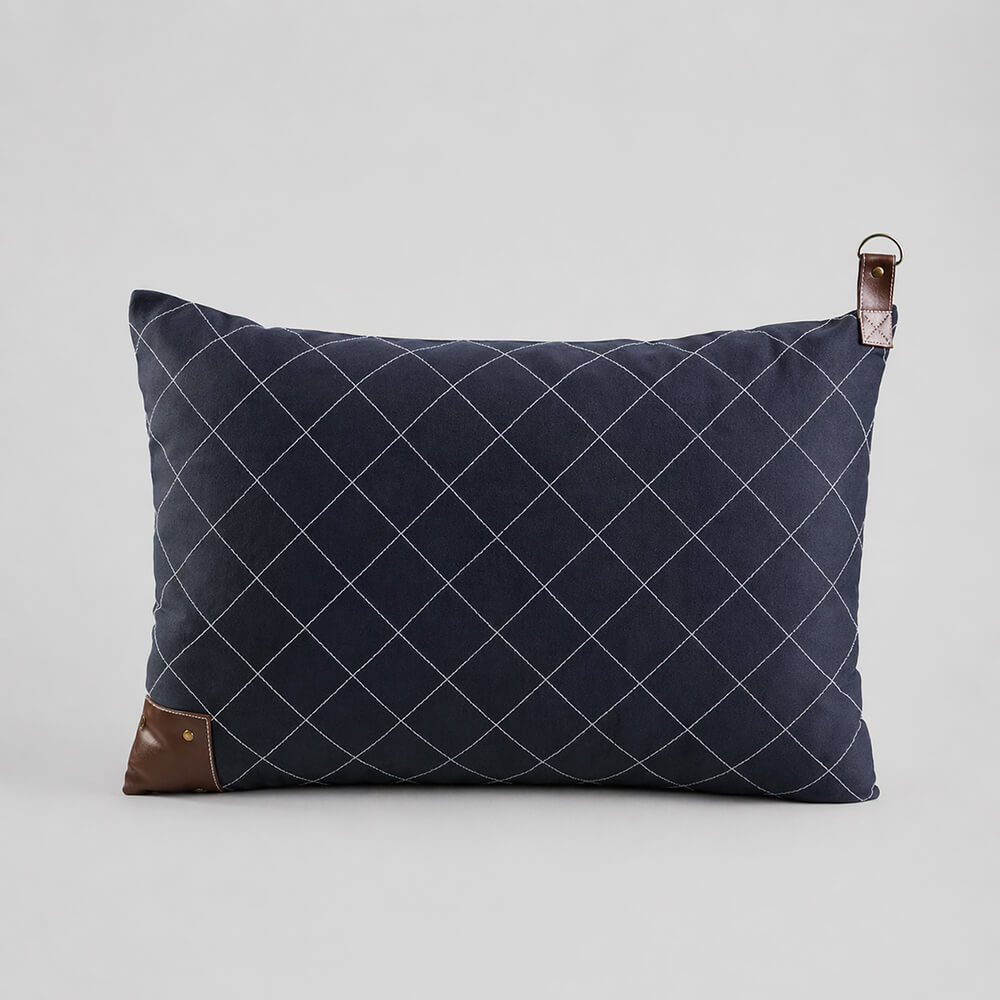 Canvaskissen 60 x 40 cm stonewashed
