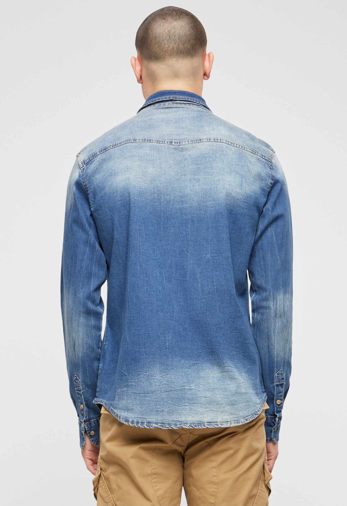 Riley Denim Shirt Long Sleeve