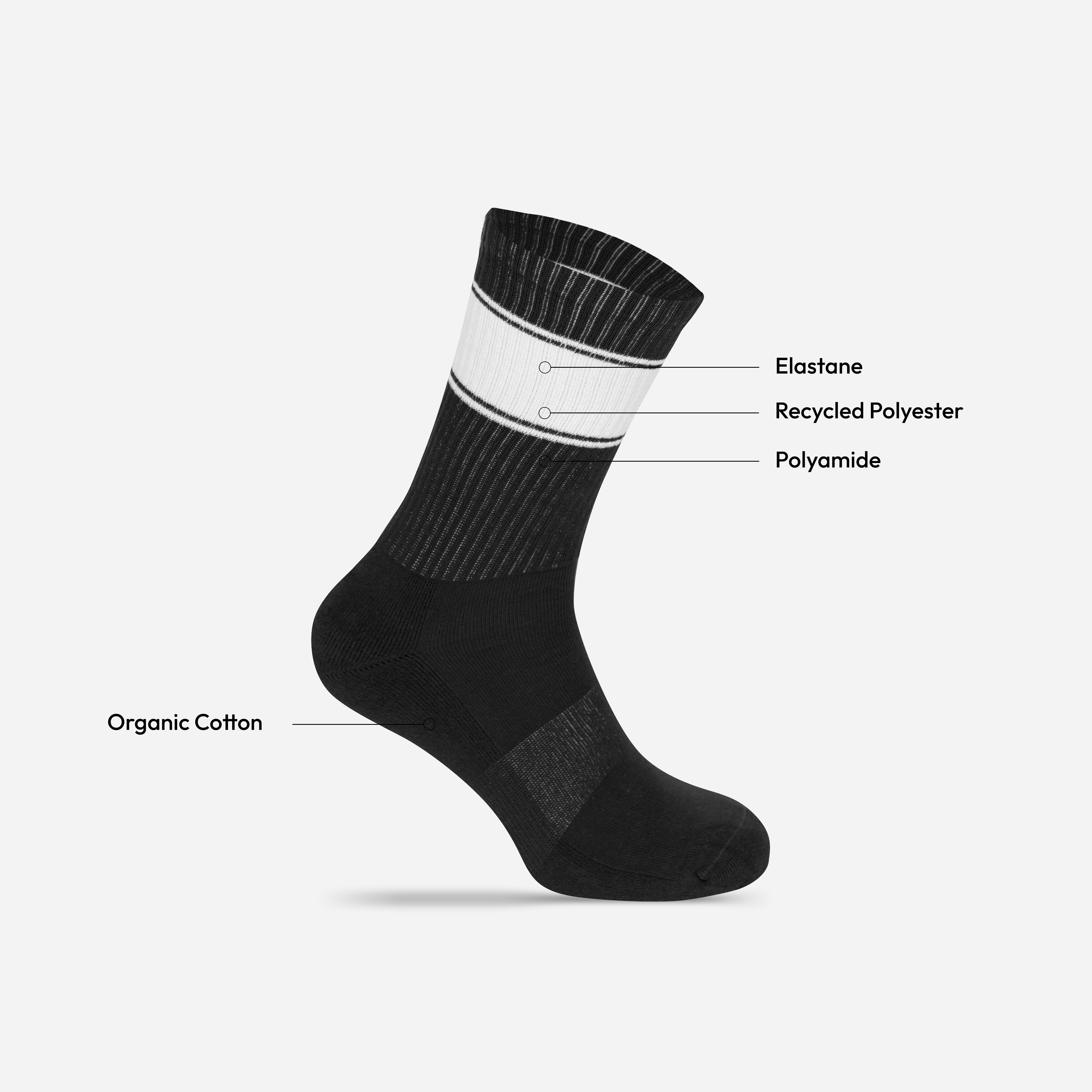 Arbeitssocke Tennis Socks Colored