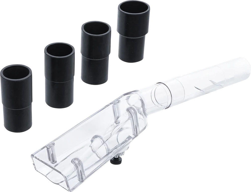 Saugaufsatz für Druckluft-Reinigungspistole, klein, mit 4 Adaptern, für Art. 70150