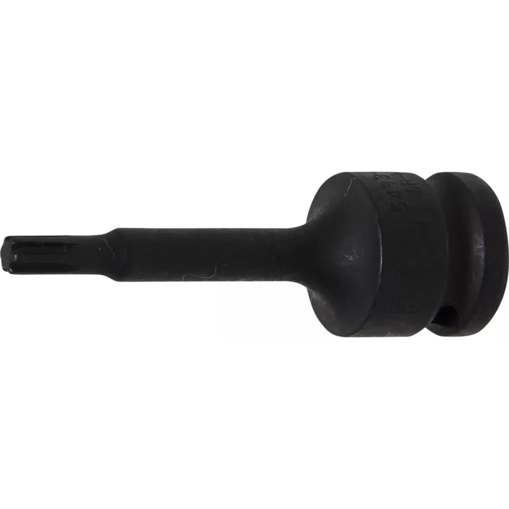 Kraft-Bit-Einsatz, Länge 75 mm, Antrieb Innenvierkant 12,5 mm (1/2"), Keil-Profil (für RIBE) M6