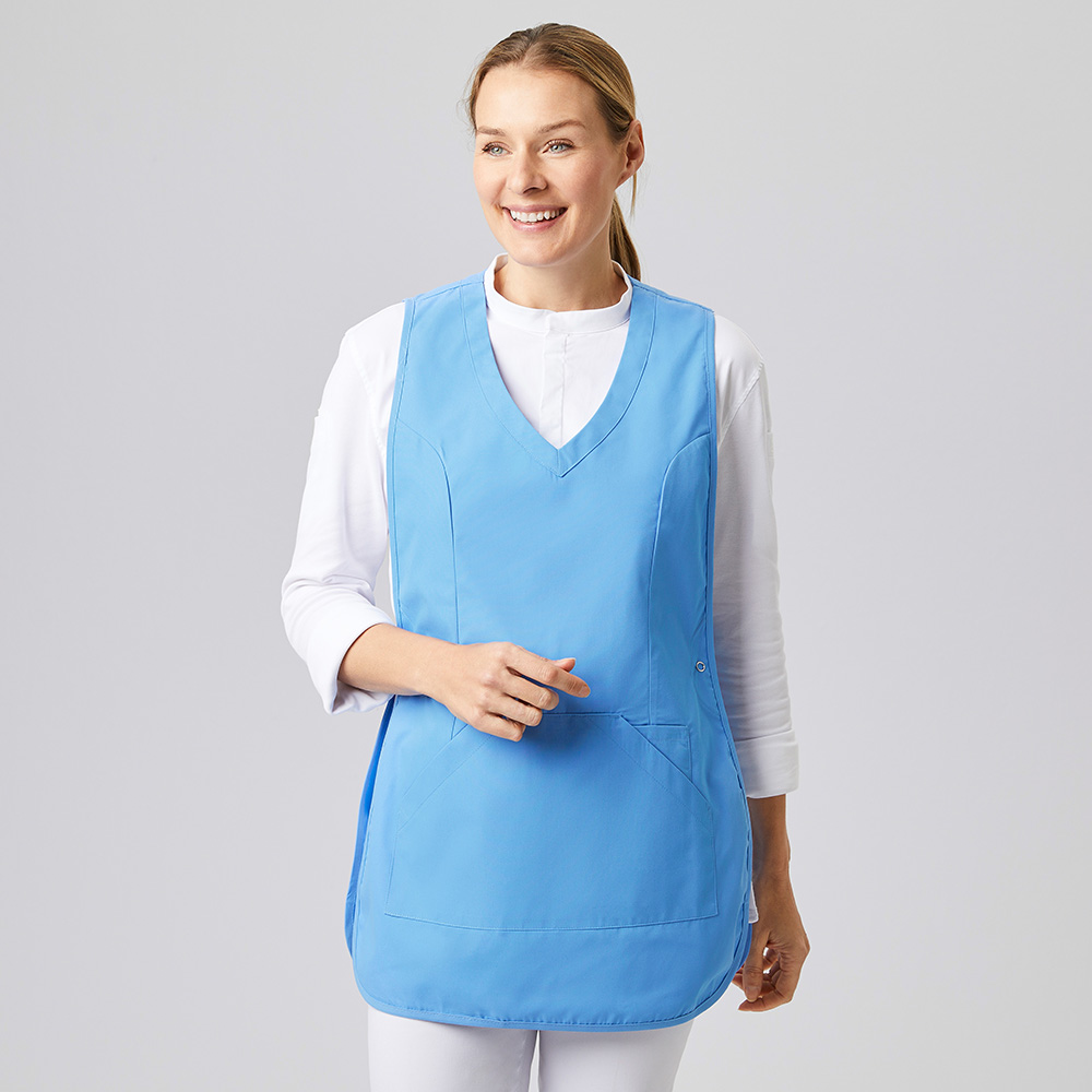 Überwurfschürze, light blue