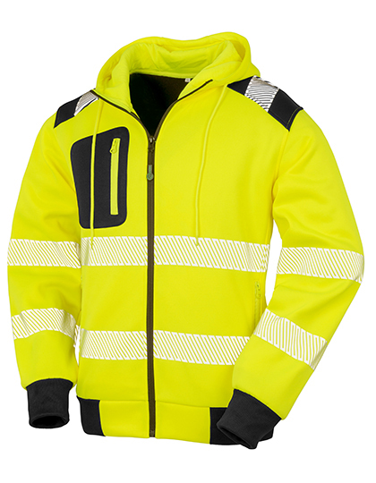 Sweatshirt – Recycled Zipped Safety Hoody