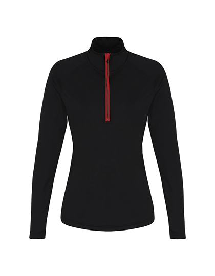 T-Shirt – Women´s Long Sleeve Performance ¼ Zip