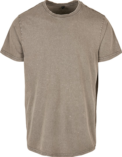 T-Shirt – Acid Washed Round Neck Tee