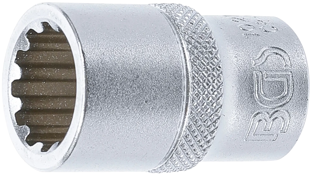 Steckschlüssel-Einsatz Gear Lock, Antrieb Innenvierkant 12,5 mm (1/2"), SW 15 mm