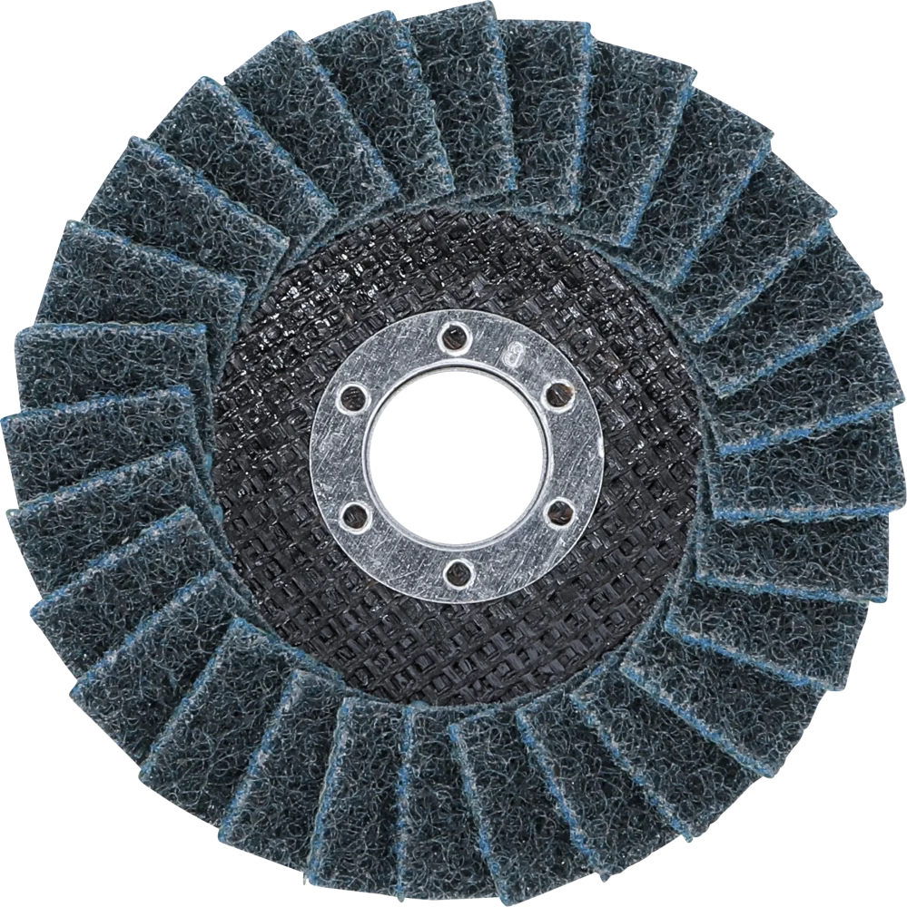 Fächer-Schleif-Scheibe, Vlies, Ø 115 mm, Körnung 240