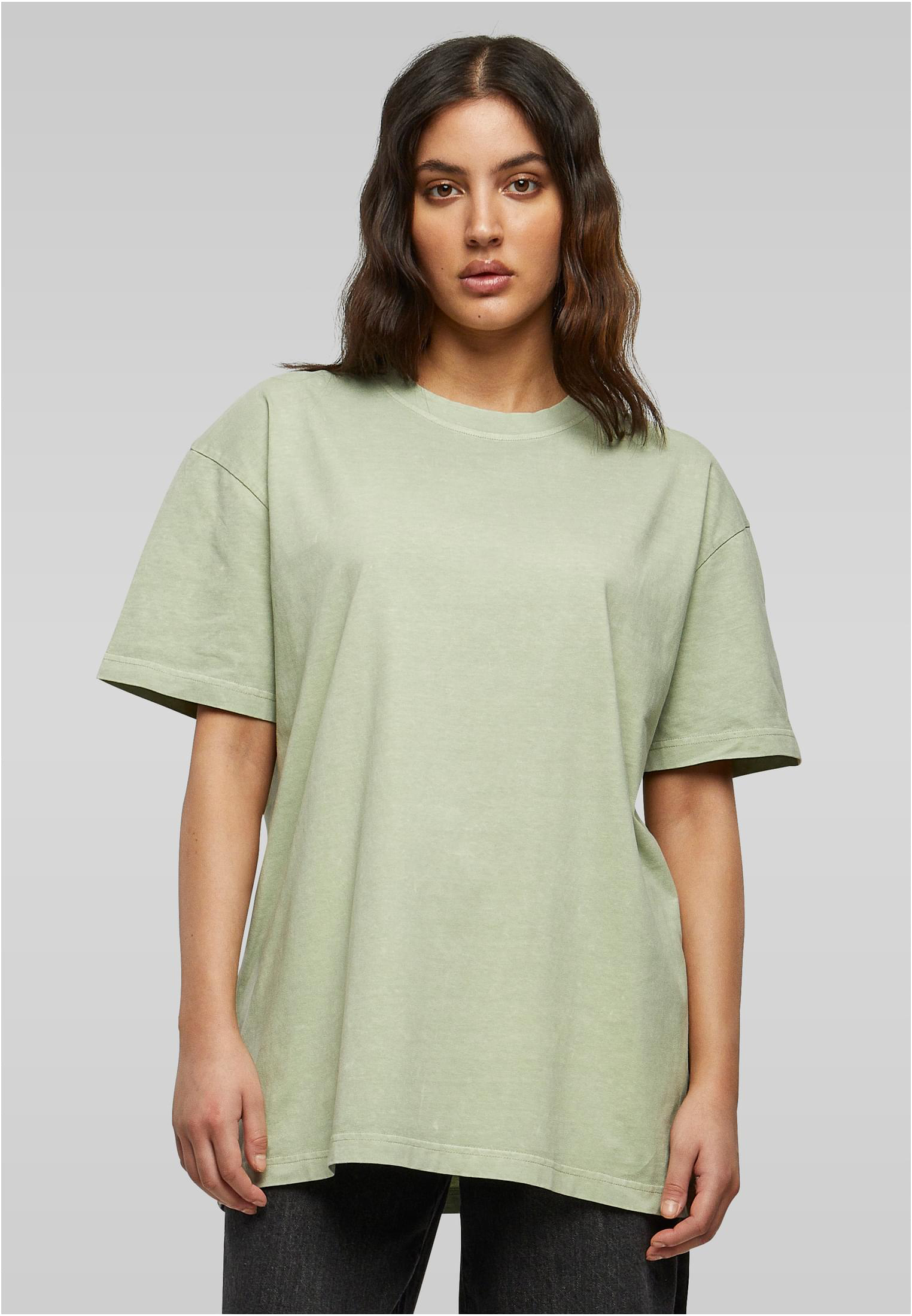 T-Shirt – Ladies Oversized Acid Wash Tee