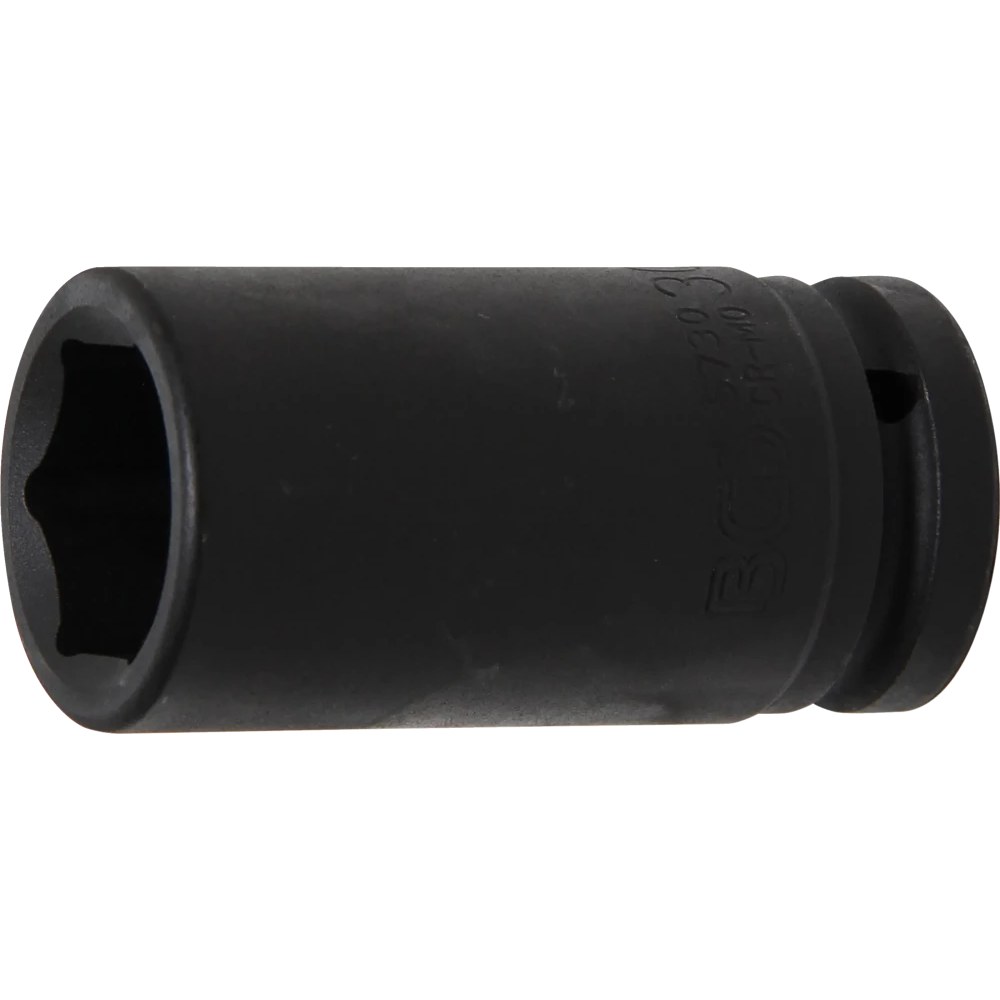 Kraft-Steckschlüssel-Einsatz Sechskant, tief, Antrieb Innenvierkant 20 mm (3/4"), SW 30 mm