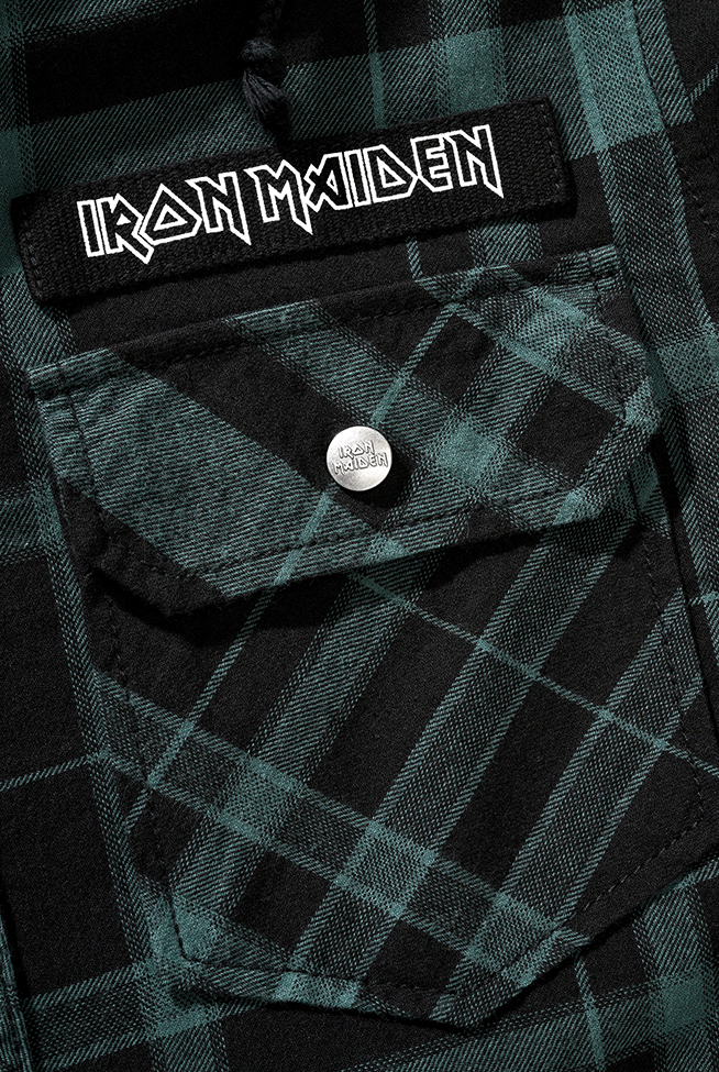 Iron Maiden Checkshirt Sweathood Eddy