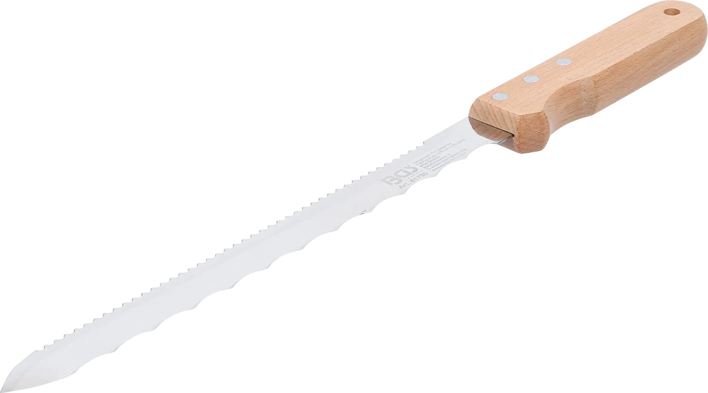 Dämmstoffmesser, 420 mm, Holzgriff