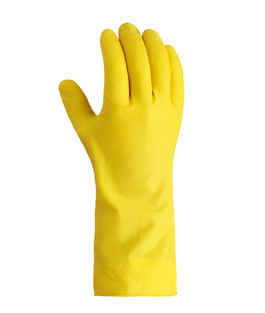 teXXor® Haushaltshandschuhe NATURLATEX gelb