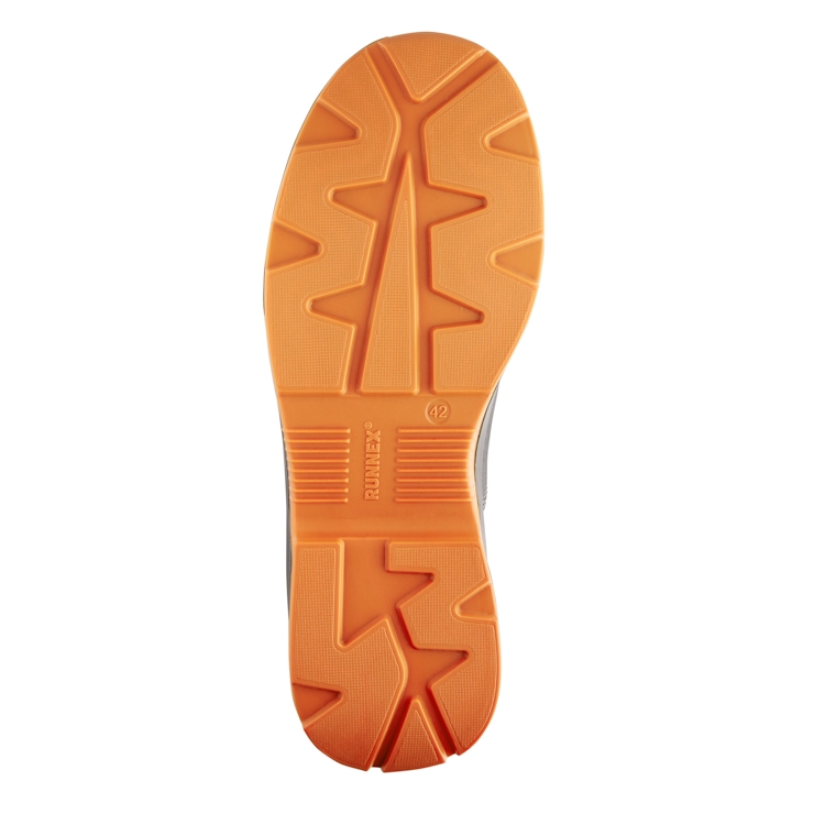 RUNNEX® S3S ESD-Sicherheitsschnürstiefel ActionStar schwarz/grau/orange
