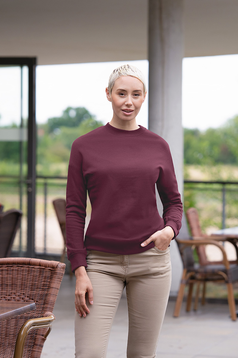 Damen Workwear SweatshirtSoft-Face