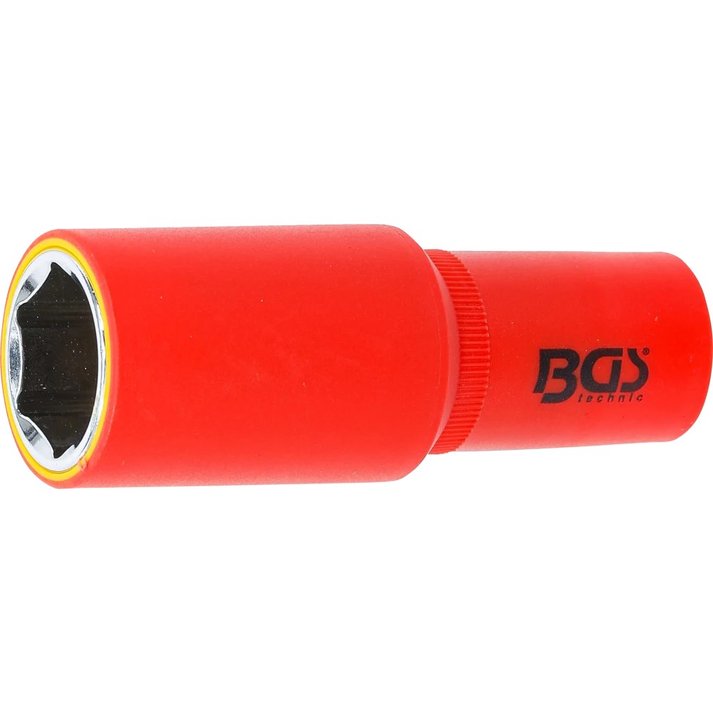 VDE-Steckschlüssel-Einsatz Sechskant, Antrieb Innenvierkant 12,5 mm (1/2"), SW 22 mm