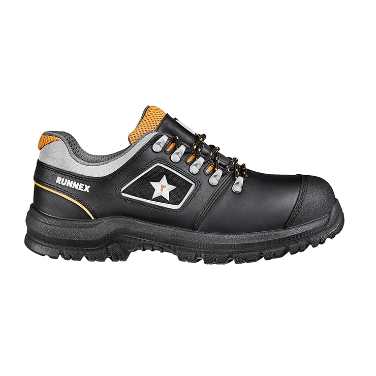 RUNNEX® S3-Sicherheitshalbschuhe TeamStar schwarz/orange