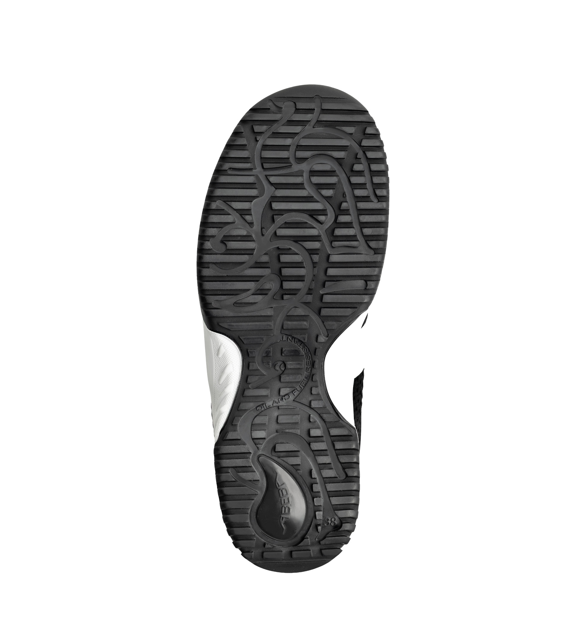 Abeba S2 Sicherheitshalbschuh UNI6+ schwarz/weiß