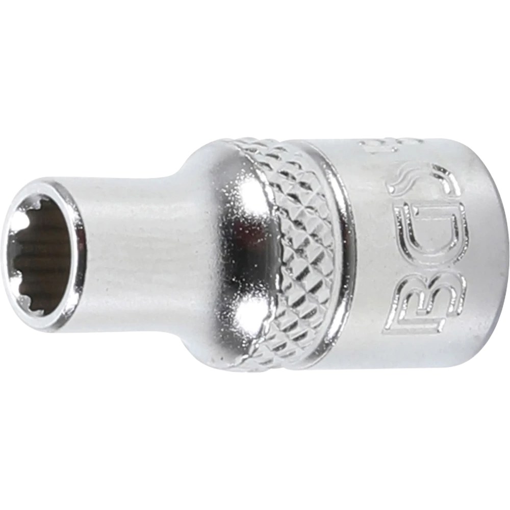 Steckschlüssel-Einsatz Zwölfkant, Antrieb Innenvierkant 6,3 mm (1/4"), SW 5 mm