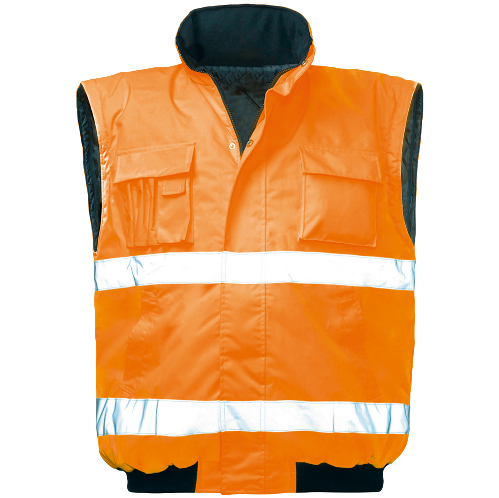 Warnschutzpilotjacke-Orange Tom