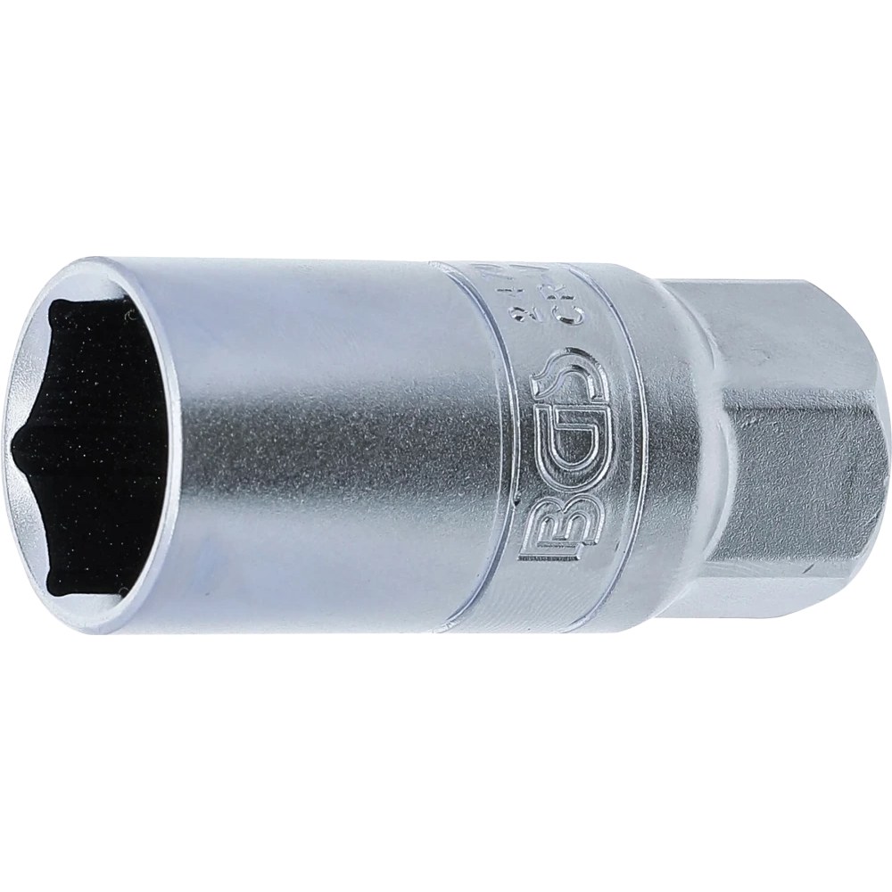 Zündkerzen-Einsatz Sechskant, Antrieb Innenvierkant 12,5 mm (1/2"), SW 21 mm