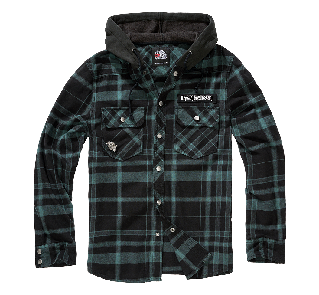 Iron Maiden Checkshirt Sweathood Eddy