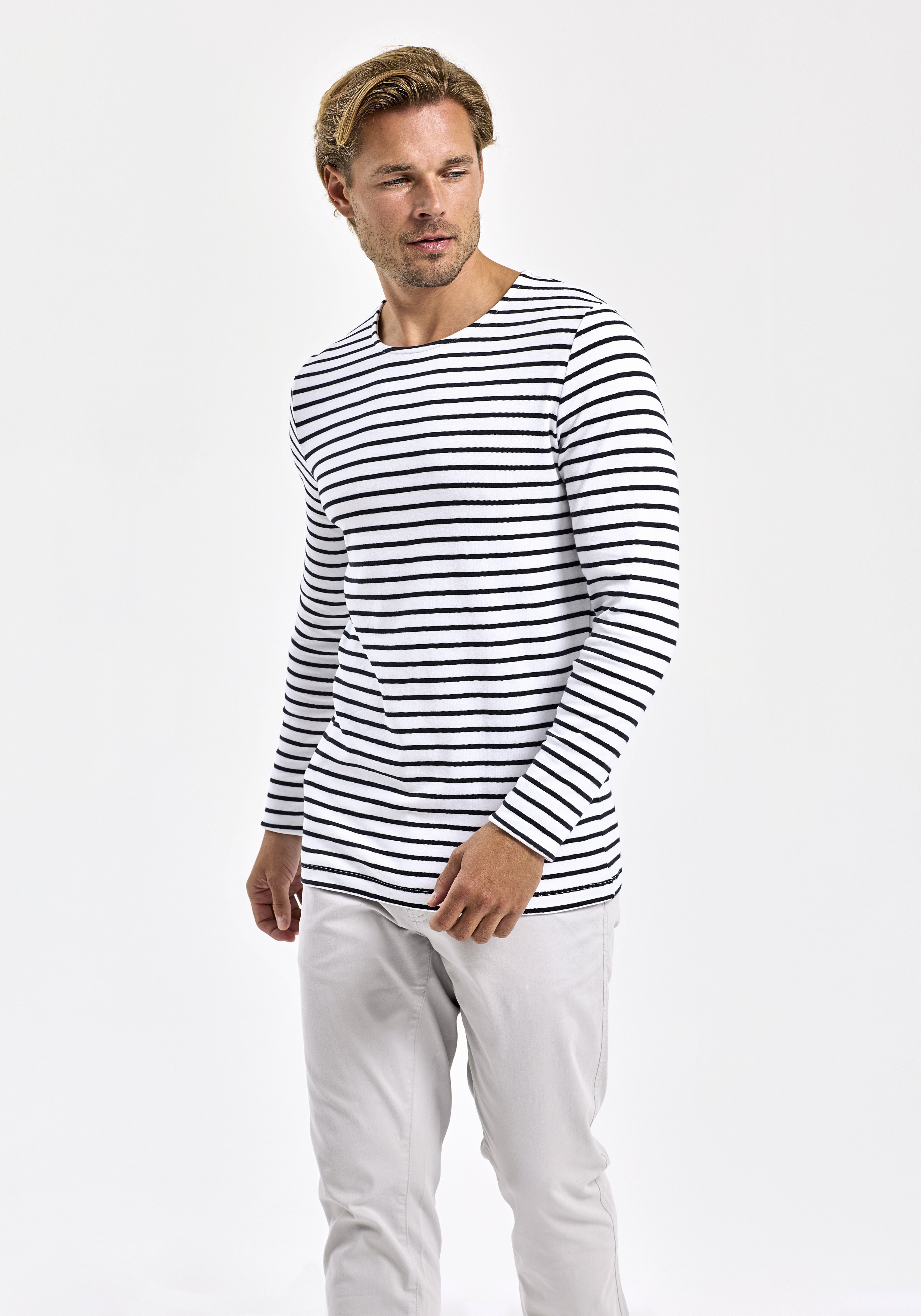 T-Shirt – Men´s Marinière Coastal Long Sleeve Tee