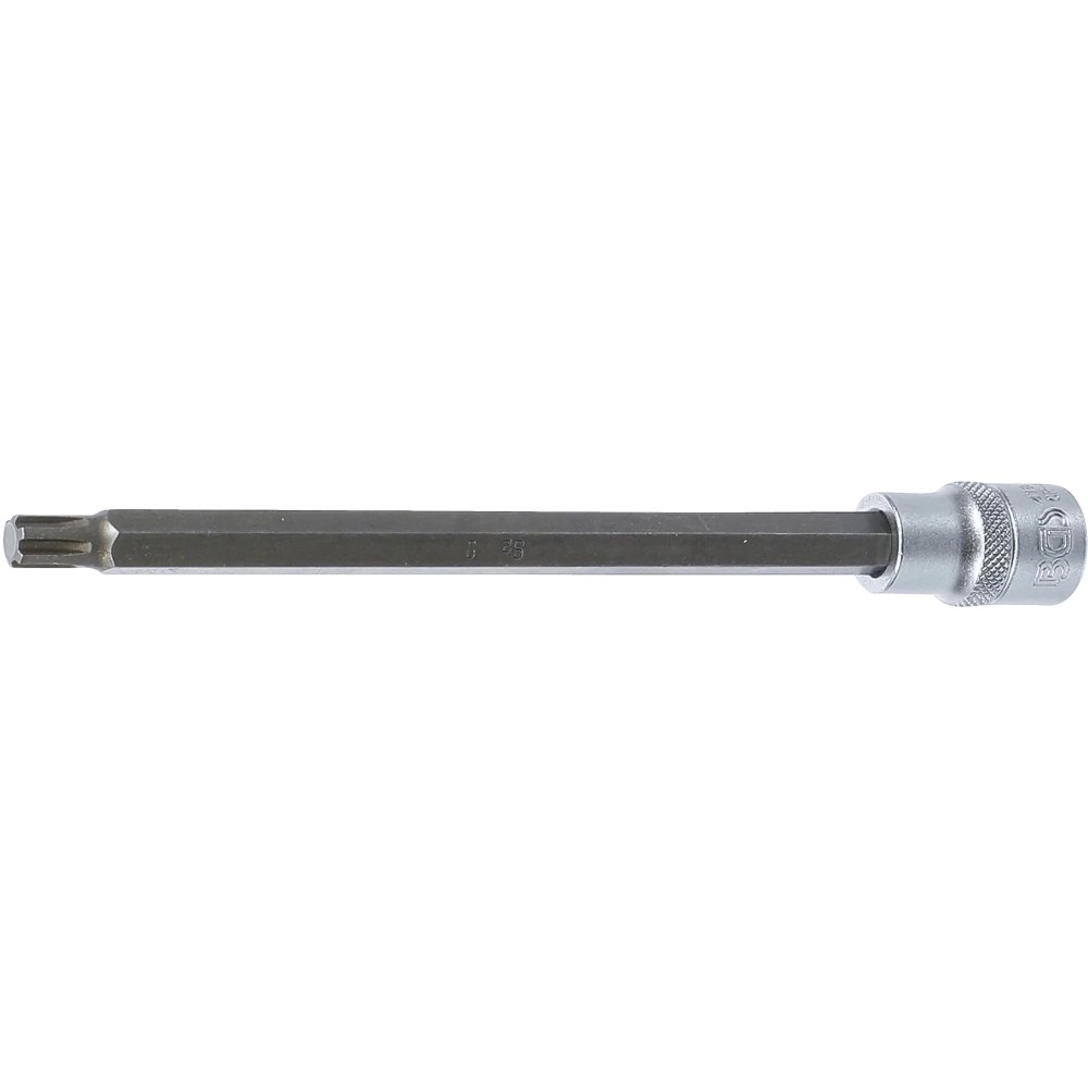 Bit-Einsatz, Länge 200 mm, Antrieb Innenvierkant 12,5 mm (1/2"), Keil-Profil (für RIBE) M9