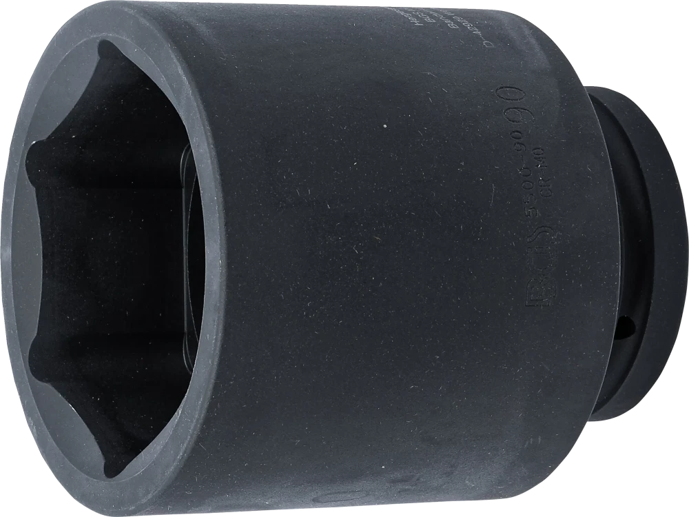 Kraft-Steckschlüssel-Einsatz Sechskant, tief, Antrieb Innenvierkant 25 mm (1"), SW 90 mm